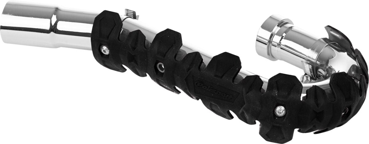 POLISPORT ARMADILLO HEAD PIPE GUARD LONG BLACK 8483800001