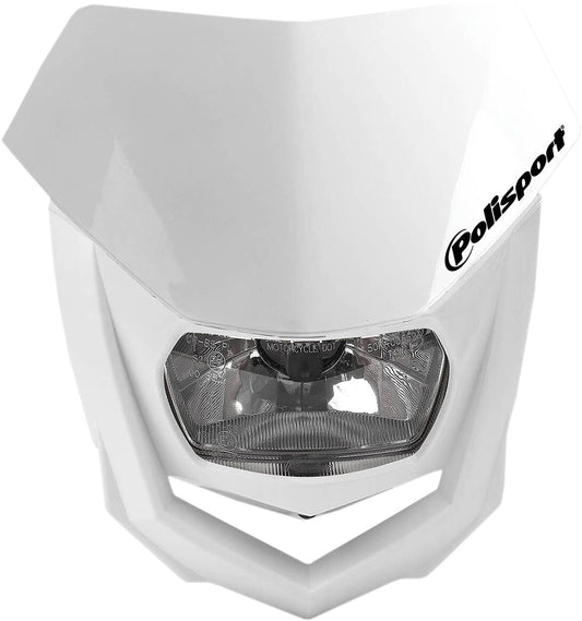 POLISPORT HALO HALOGEN HEADLIGHT APPROVED 12V/35/5W WHITE 8657400036