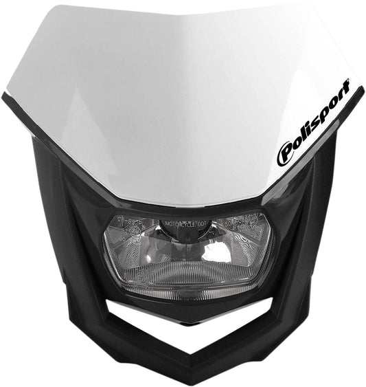 POLISPORT HALO HALOGEN HEADLIGHT APPROVED 12V/35/5W BLACK 8657400001
