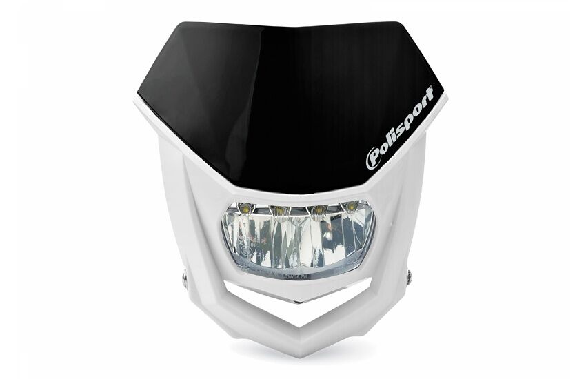 POLISPORT HALO LED HEADLIGHT ECE APPROVED BLACK/WHITE 8667100002
