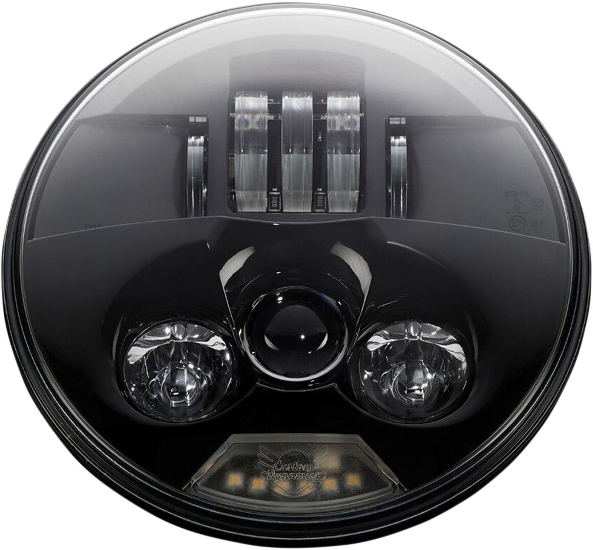 CUSTOM DYNAMICS PROBEAM 7" LED HEADLAMP BLACK PB-7-B