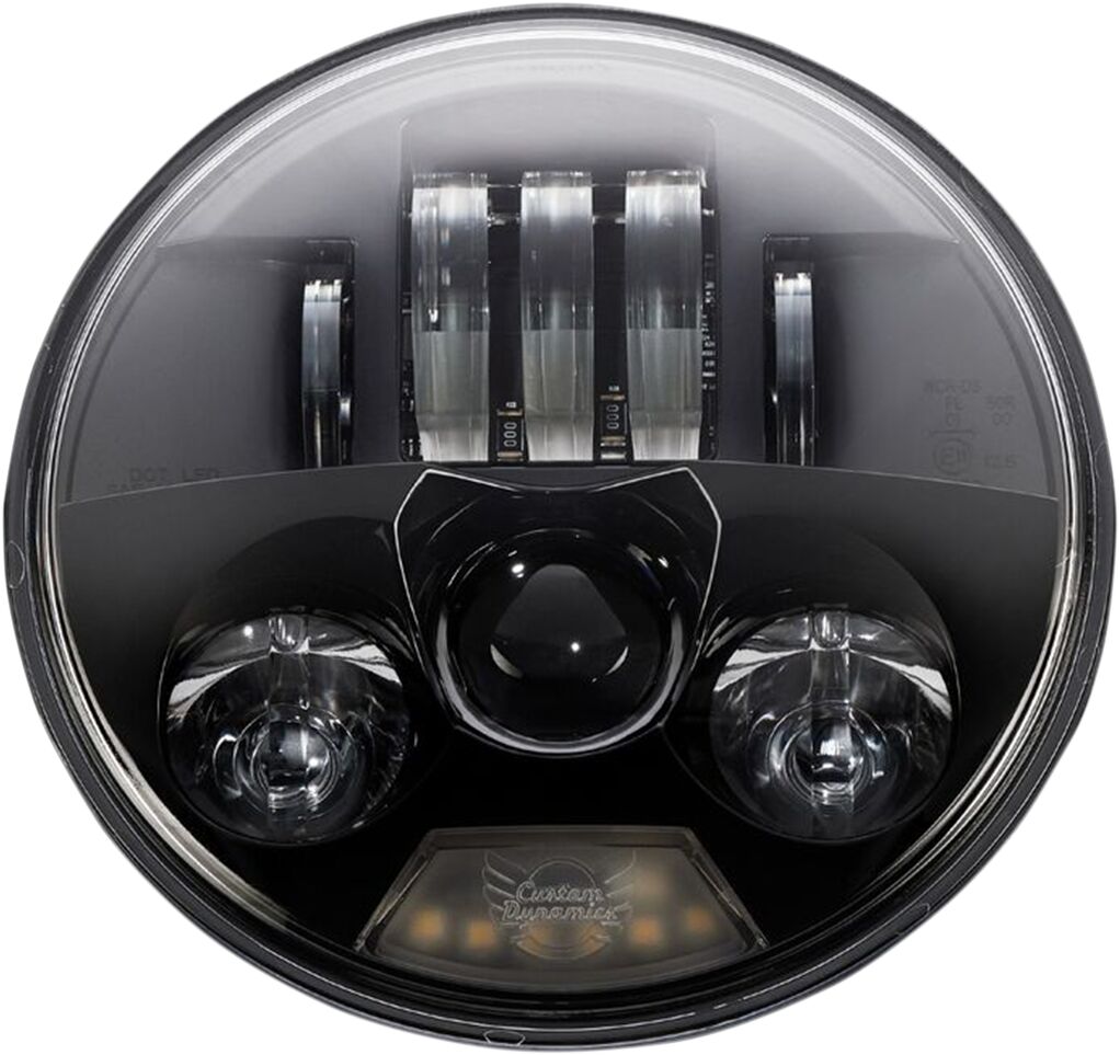 CUSTOM DYNAMICS PROBEAM 5.75" LED HEADLAMP BLACK PB-575-B