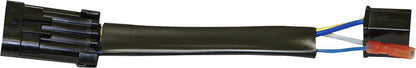 CUSTOM DYNAMICS 7 LED HALO HEADLIGHT WITH H4 W CD-7-14-B