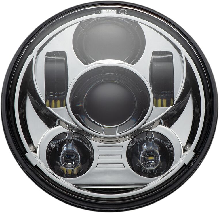 CUSTOM DYNAMICS 5.75 LED HEADLAMP - CHROME ECE CD-575-C