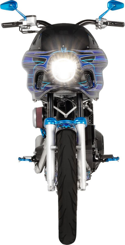 CUSTOM DYNAMICS 5.75 LED HEADLAMP WITH HALO - CD-575-H-B
