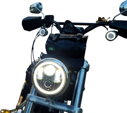 CUSTOM DYNAMICS 5.75 LED HEADLAMP WITH HALO - CD-575-H-C