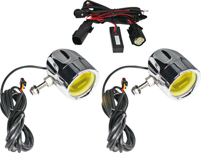 CUSTOM DYNAMICS LIGHT FOG CHRM/ YELLOW PB-FOG-BCM-YC