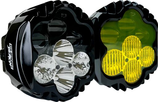 CUSTOM DYNAMICS HEADLIGHT FOG LIGHT SHARK DEMON COMBO ROADGLIDE ECE SD2-RG-YW-ECE