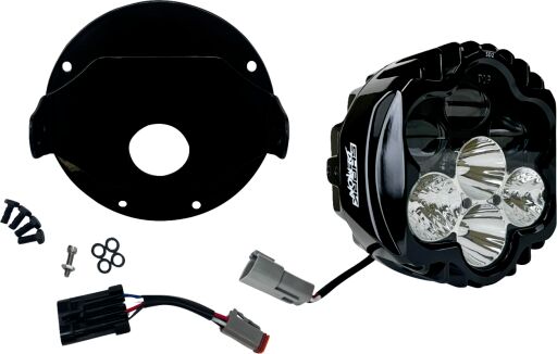 CUSTOM DYNAMICS HEADLIGHT LED SHARK DEMON 2 ECE SD2-LRST-W-ECE