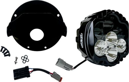 CUSTOM DYNAMICS HEADLIGHT LED SHARK DEMON 2 ECE SD2-LRST-W-ECE