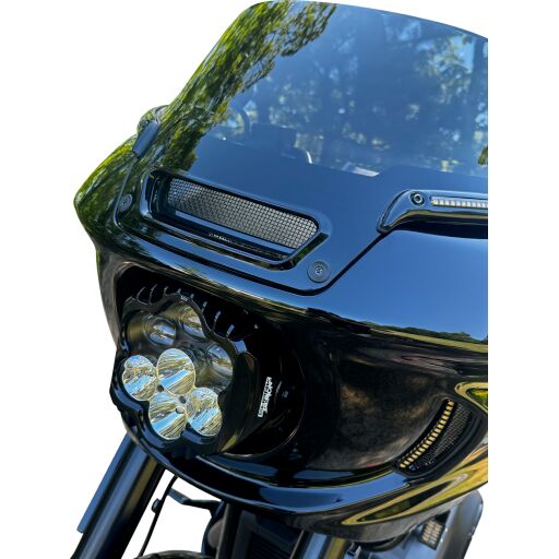 CUSTOM DYNAMICS HEADLIGHT LED SHARK DEMON 2 ECE SD2-LRST-W-ECE