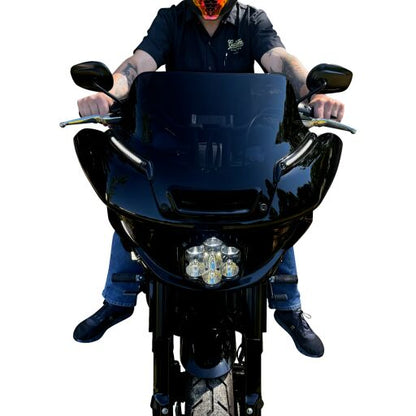 CUSTOM DYNAMICS HEADLIGHT LED SHARK DEMON 2 ECE SD2-LRST-W-ECE