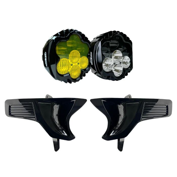 CUSTOM DYNAMICS SHARK DEMON 2 DUAL HEADLIGHT W SD2-23-RG-ECE
