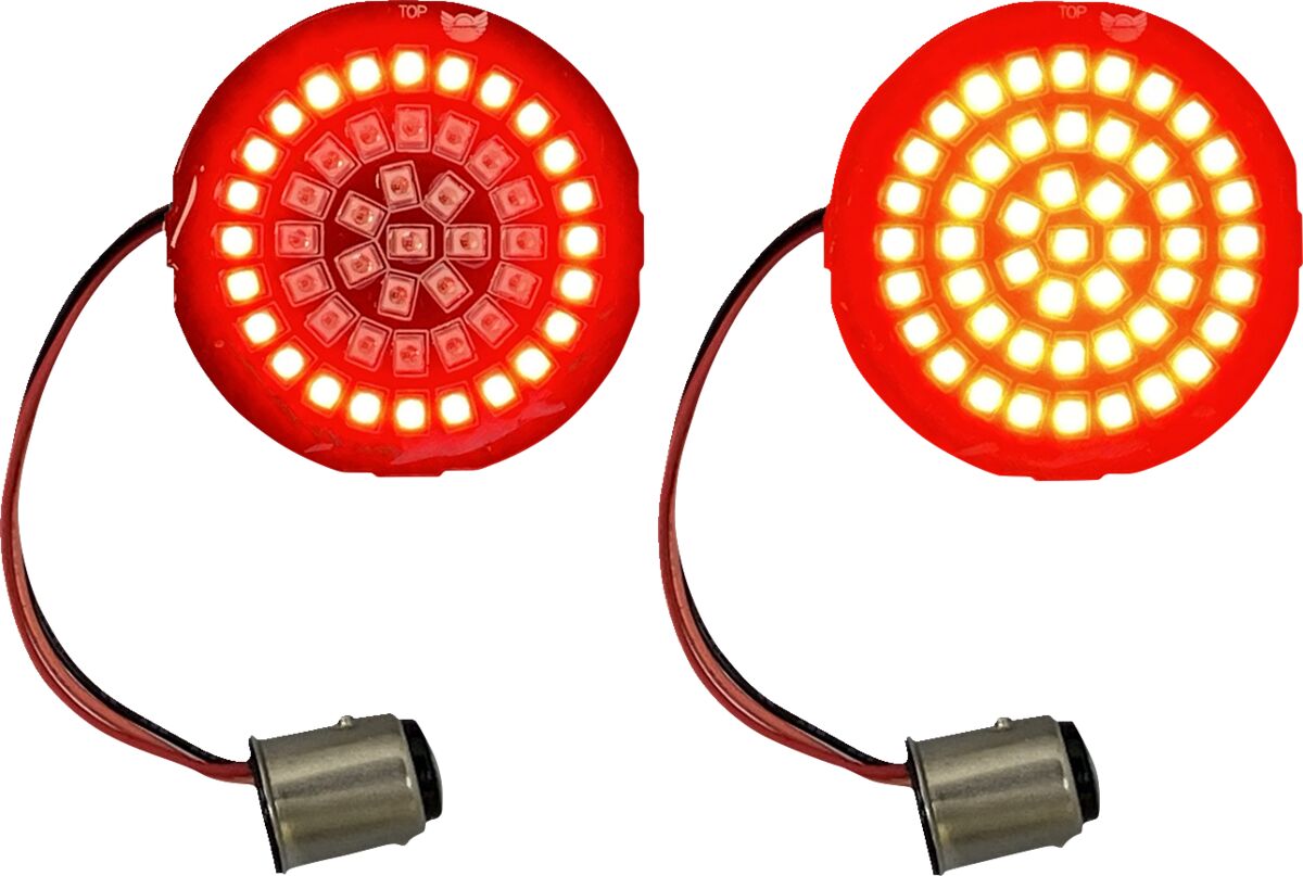 CUSTOM DYNAMICS GEN 4 RED RING TURN SIGNAL BUL GEN-4-RR-1157