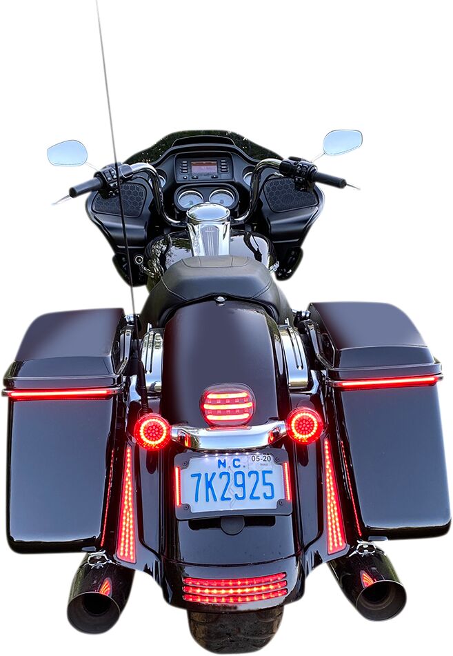 CUSTOM DYNAMICS GEN 4 RED RING TURN SIGNAL BUL GEN-4-RR-1157