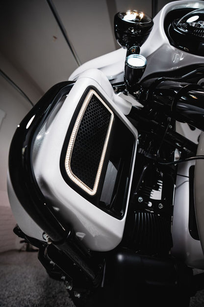 CUSTOM DYNAMICS LOWER FAIRING GRILL UPGRADE WI CD-LF-AW-B