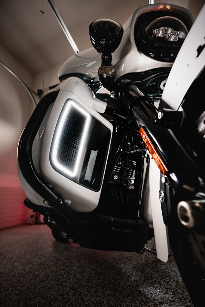 CUSTOM DYNAMICS LOWER FAIRING GRILL UPGRADE WI CD-LF-AW-B
