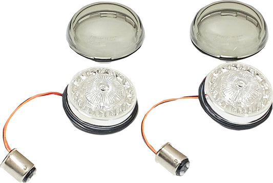 CUSTOM DYNAMICS RED/RED RING WITH SMOKED LENSE PB-RR-57-S