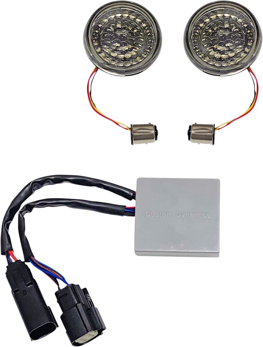 CUSTOM DYNAMICS SMART AMBER/RED 1157 TURN SIGN CD-STS-AR-57