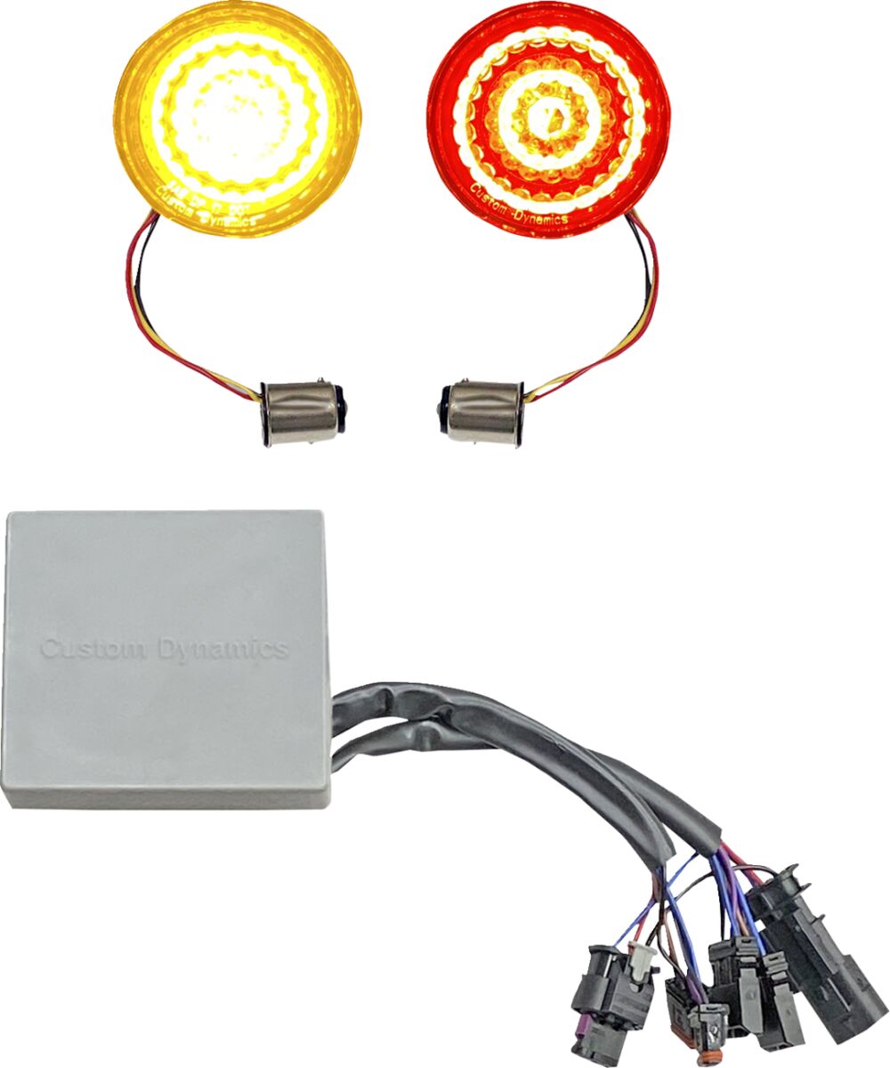 CUSTOM DYNAMICS SMART AMBER/RED 1157 TURN SIG. CD-STS-RSGST