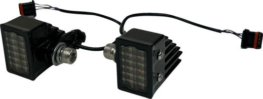 CUSTOM DYNAMICS ECE LOW RIDER ST PERF. LED FR. TURN SIGNALS G-BLK CD-LRST-ECE-FTS-B