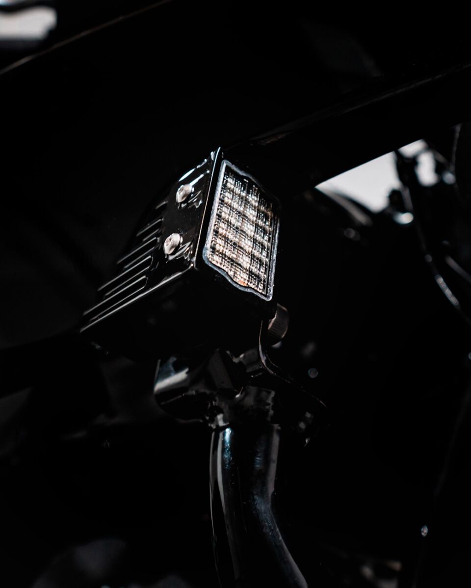 CUSTOM DYNAMICS ECE LOW RIDER ST PERF. LED FR. TURN SIGNALS G-BLK CD-LRST-ECE-FTS-B