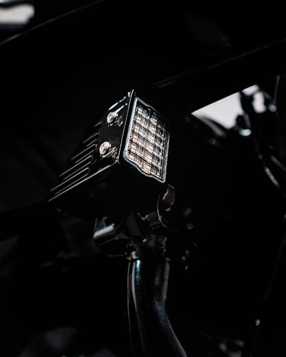 CUSTOM DYNAMICS ECE LOW RIDER ST PERF. LED FR. TURN SIGNALS G-BLK CD-LRST-ECE-FTS-B