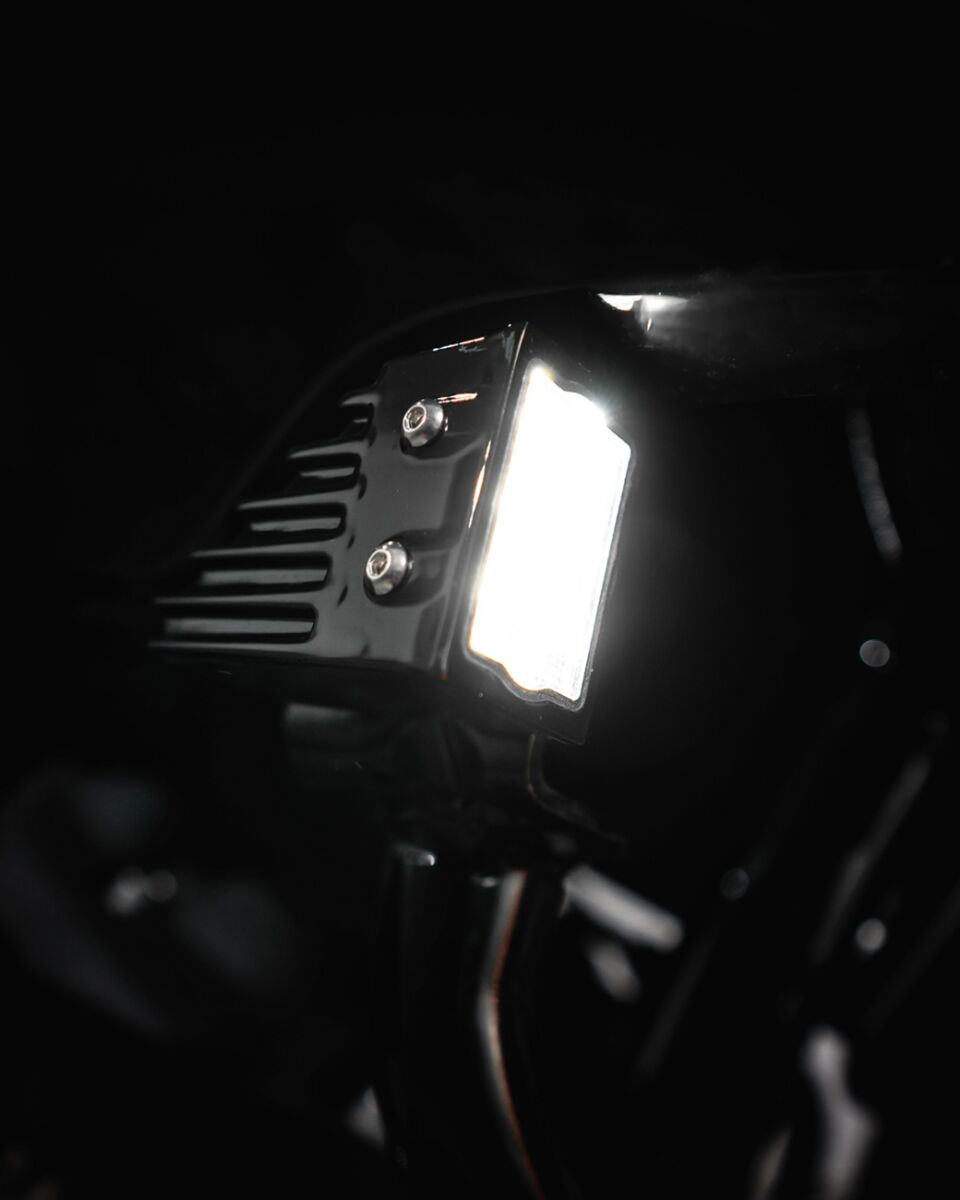 CUSTOM DYNAMICS ECE LOW RIDER ST PERF. LED FR. TURN SIGNALS G-BLK CD-LRST-ECE-FTS-B