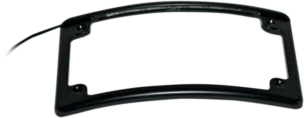 CUSTOM DYNAMICS RADIUS LICENSE PLATE FRAME LED ILLUMINATED LPF-RAD-B-LP