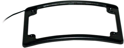 CUSTOM DYNAMICS RADIUS LICENSE PLATE FRAME LED ILLUMINATED LPF-RAD-B-LP