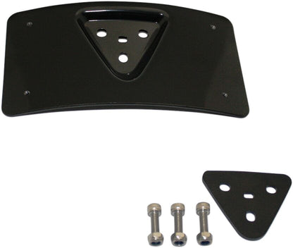 CUSTOM DYNAMICS MOUNT LICENSE PLATE RADIUS HORIZONTAL LAYDOWN BLACK CD-PFM-B