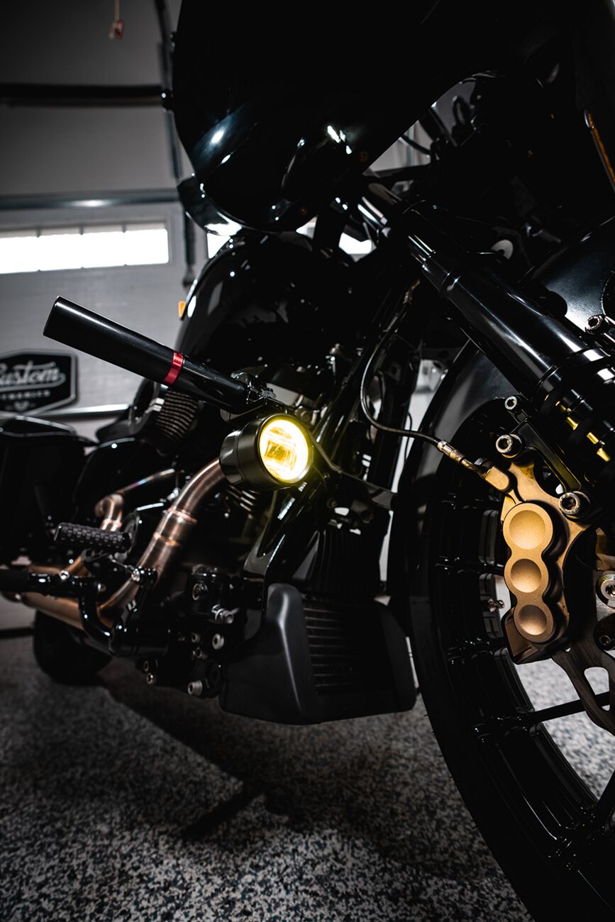CUSTOM DYNAMICS 1.25 CLAMP - BLACK PAIR PB-125-B