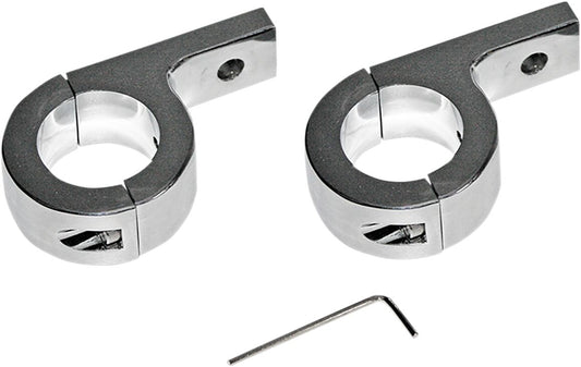 Custom Dynamics 1.25 Clamp - Chrome Pair PB-125-C