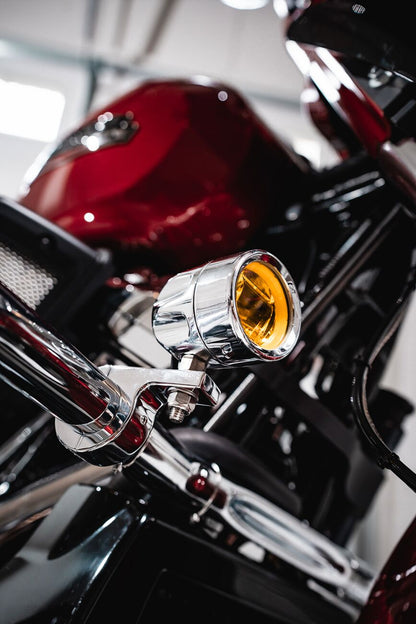 CUSTOM DYNAMICS 1.25 CLAMP - CHROME PAIR PB-125-C