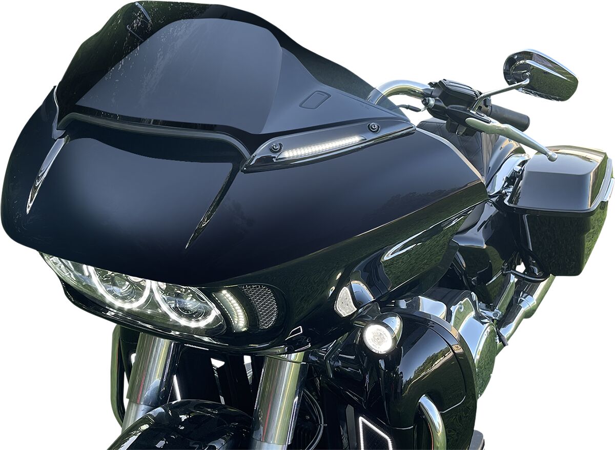 CUSTOM DYNAMICS ROAD GLIDE WINDSHIELD TRIM FOR CD-RG-WT-AW2-B