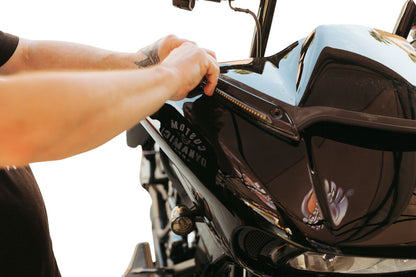 CUSTOM DYNAMICS ROAD GLIDE WINDSHIELD TRIM FOR CD-RG-WT-AW2-B