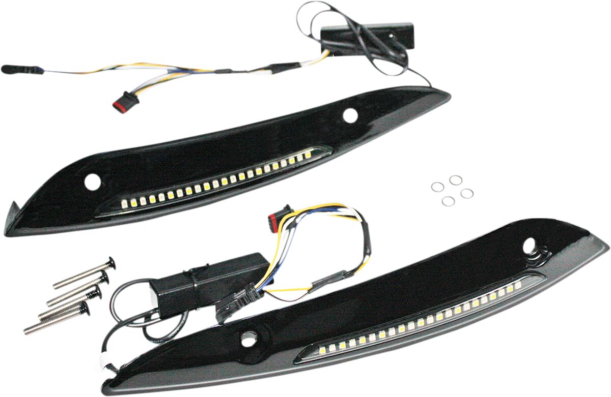 CUSTOM DYNAMICS SEQUENTIAL ROAD GLIDE WINDSHIE CD-RG-SWT-AW2-B