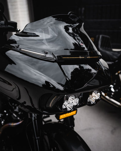 CUSTOM DYNAMICS SEQUENTIAL ROAD GLIDE WINDSHIE CD-RG-SWT-AW2-B