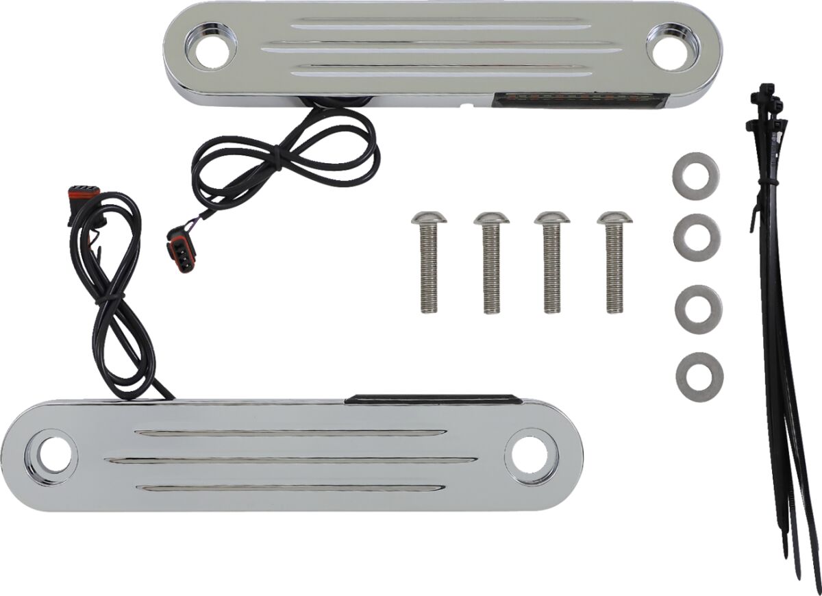 CUSTOM DYNAMICS LIGHT DYN STRIP FLHT CHR PB-DS2-14-C