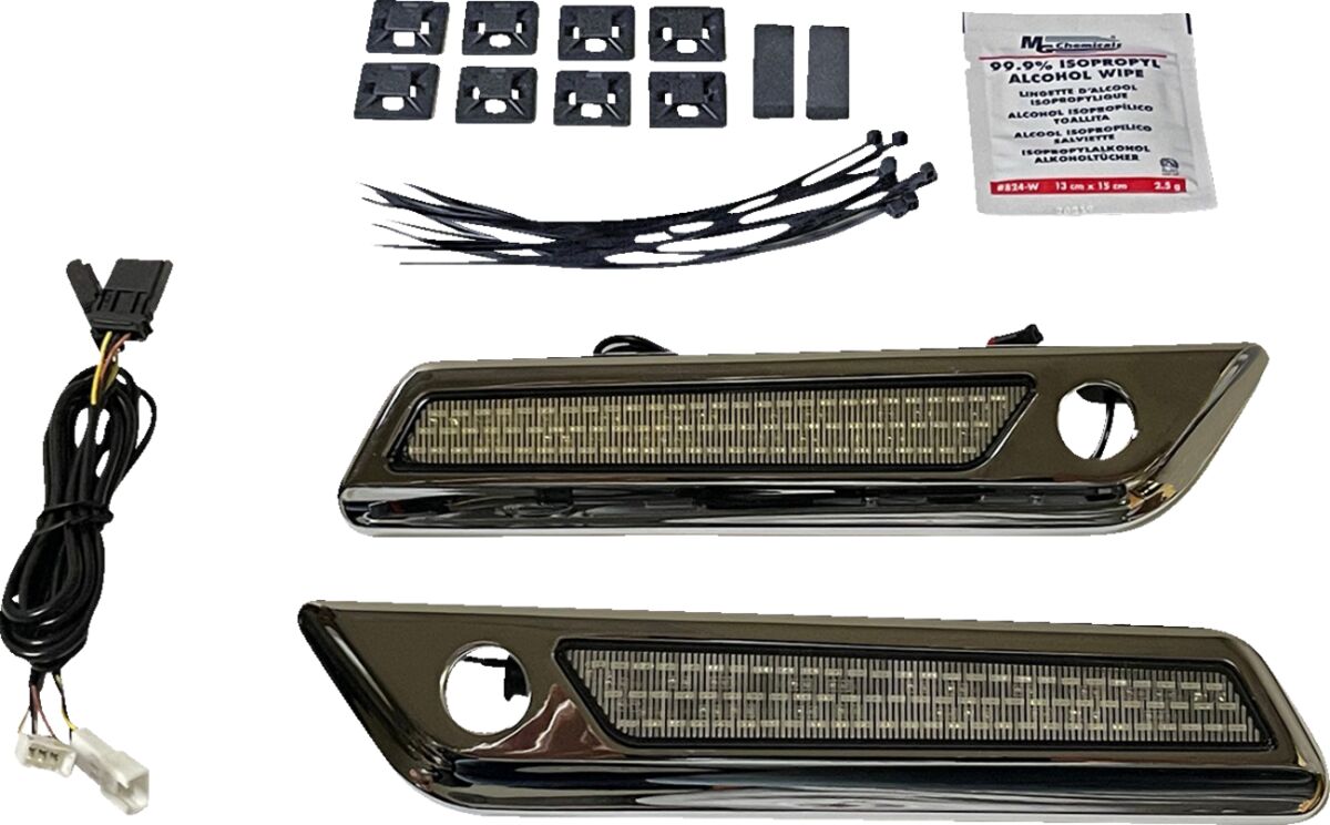 CUSTOM DYNAMICS LIGHT SBAG HNGE SMK/CHR CD-SBL-BCM-SC