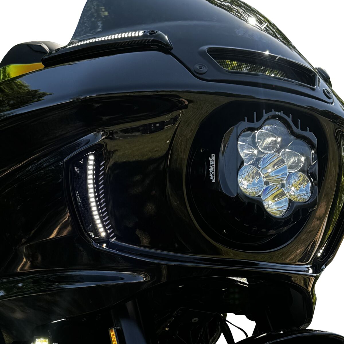 CUSTOM DYNAMICS LIGHTS FAIRING VENT AMBER/WHITE CD-LRST-VENT-B