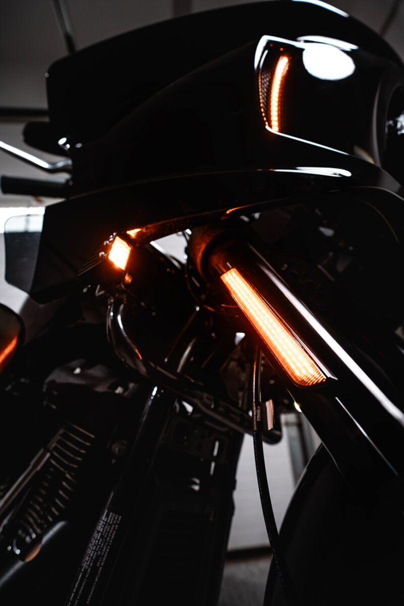 CUSTOM DYNAMICS LIGHTS FAIRING VENT AMBER/WHITE CD-LRST-VENT-B