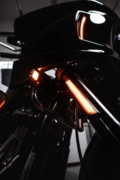 CUSTOM DYNAMICS LIGHTS FAIRING VENT AMBER/WHITE CD-LRST-VENT-B