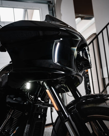 CUSTOM DYNAMICS LIGHTS FAIRING VENT AMBER/WHITE CD-LRST-VENT-B