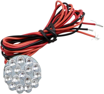 CUSTOM DYNAMICS GENESIS LED CLUSTER 1" 16LEDS/RED GEN-100-R
