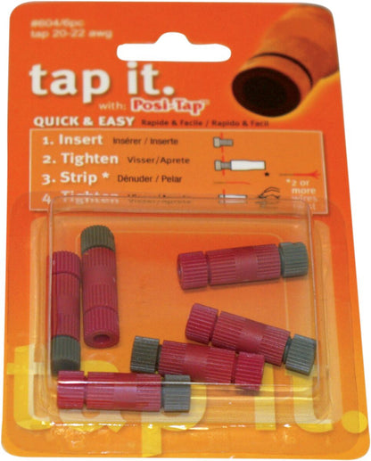 CUSTOM DYNAMICS POSI- LOCK WIRE CONNECTOR RED 9PK 604