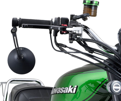 DAYTONA Bar End D-Mirror 3" Aluminium Round Excentric 89428