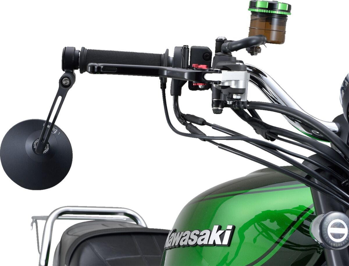 DAYTONA Bar End D-Mirror 3" Aluminium Round Excentric 89428
