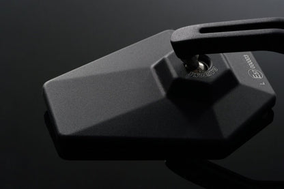 DAYTONA Bar End D-Mirror 4" Aluminium Hexagon 89430