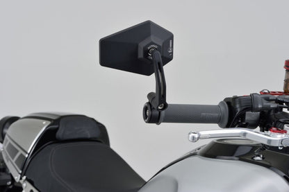 DAYTONA Bar End D-Mirror 4" Aluminium Hexagon 89430